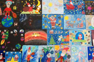 Tak mali artyści widzą św. Mikołaja w kosmosie! 