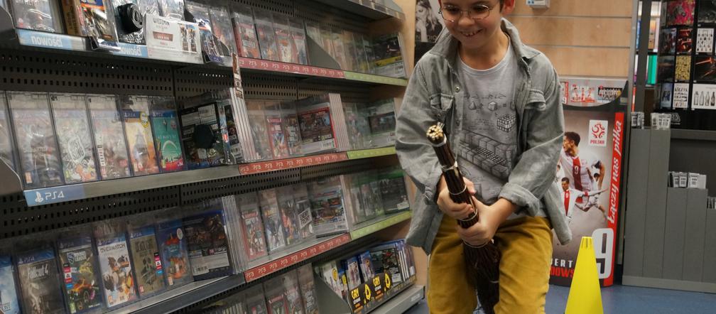 Nie zabrakło lotów na miotle