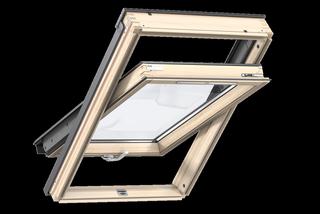 Okna dachowe VELUX Standard Plus: okna drewniane GLL B dolne otwieranie