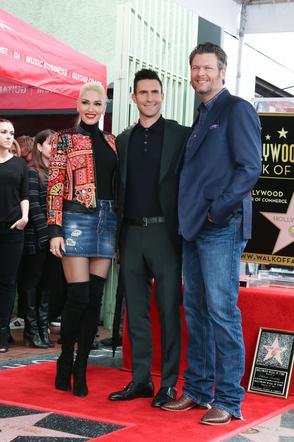 Gwen Stefani, Adam Levine, Blake Shelton