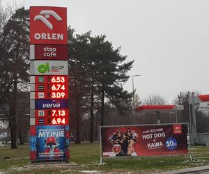 Ceny paliw na stacjach Orlen w Białymstoku
