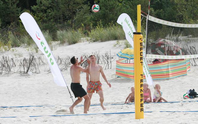 Sławomir Peszko na plaży