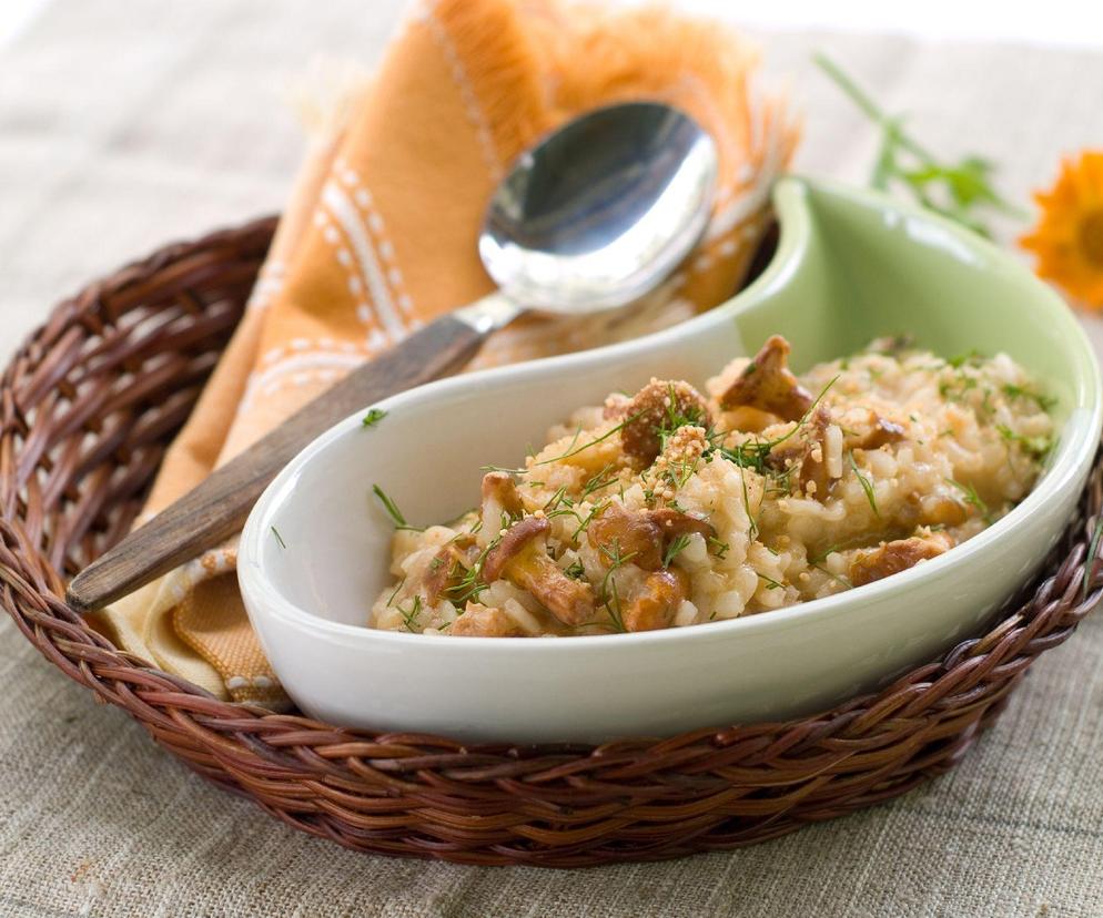 Co zrobić z kurek? Risotto z kurkami i suszonymi borowikami