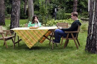 Barwy szczęścia odcinek 2774. Hubert (Marek Molak), Agata (Natalia Zambrzycka)