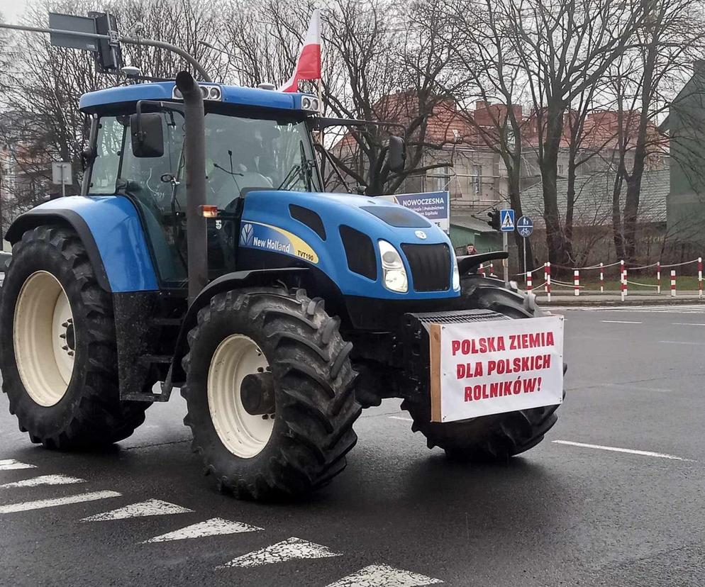 Strajk rolników w Tarnowie