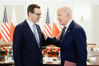Premier Morawiecki spotkał się z Joe Bidenem i Andrzejem Dudą. „Przyjaciele i sojusznicy”