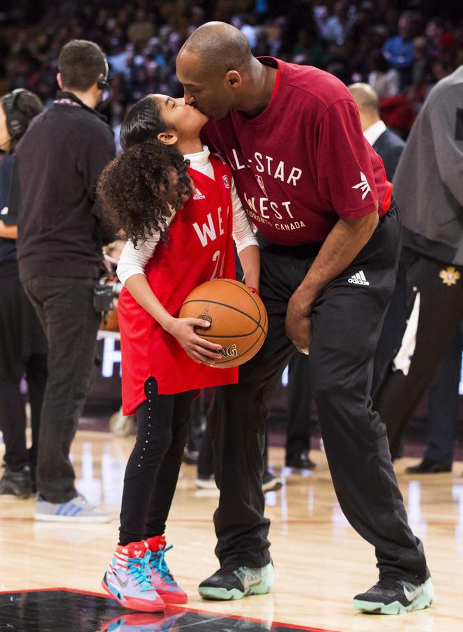 Kobe Bryant z córką, Gianną