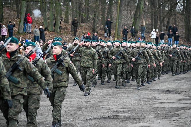 Przysięga żołnierzy zasadniczej służby wojskowej w Choszcznie