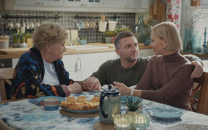 M jak miłość, odcinek 1870: Dorota (Iwona Rejzner), Bartek (Arkadiusz Smoleński), Barbara (Teresa Lipowska)