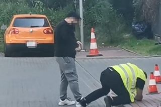 Dostawca jedzenia pobił ochroniarza w Warszawie! Poszło o parkowanie na Ochocie 