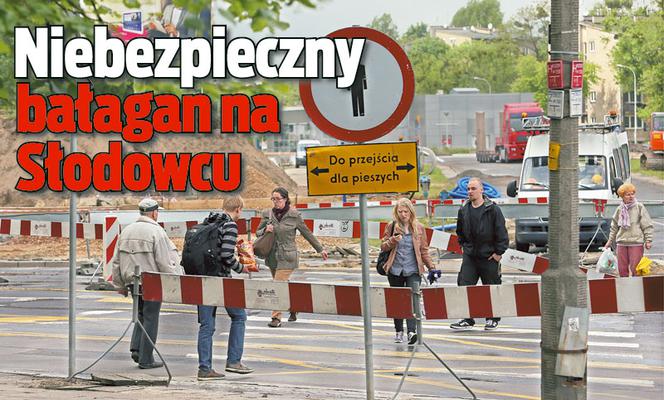 Niebezpieczny bałagan na Słodowcu