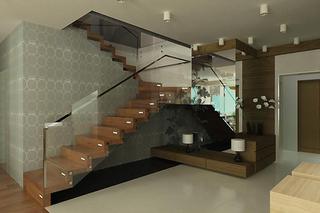 Projekt wnętrz domu: schody