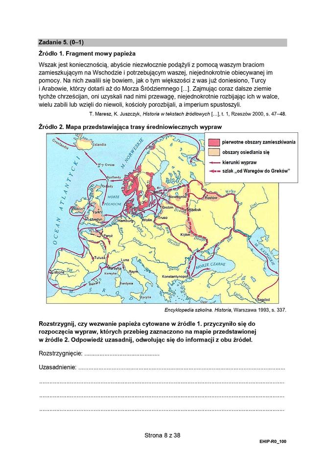 Matura historia rozszerzona 2024