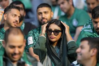 Piękne fanki na meczu Polska - Arabia Saudyjska