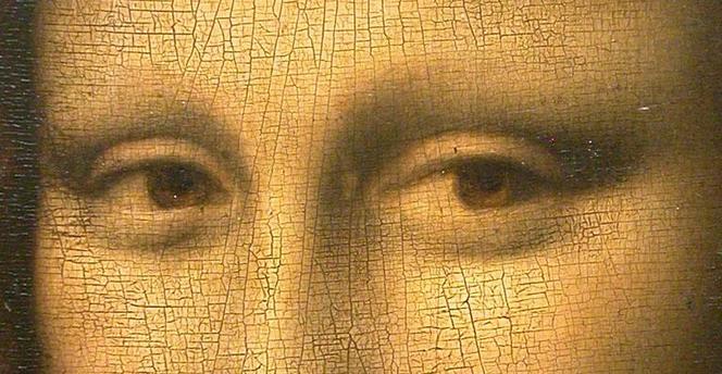 Fragment obrazu "Mona Lisa", Leonardo da Vinci 