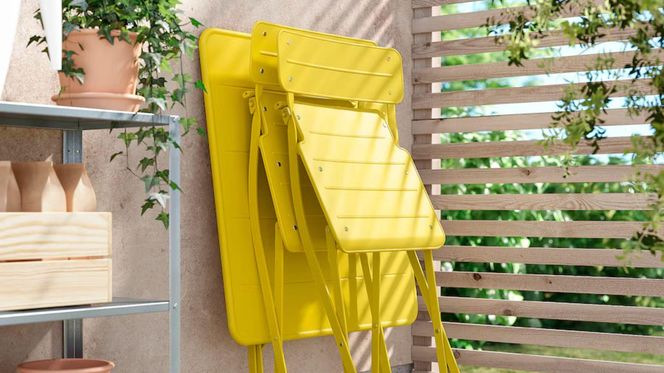 Krzesła składane na balkon/IKEA