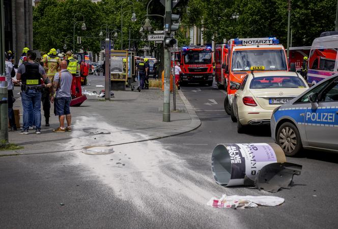 Samochód wjechał w tłum w Berlinie