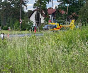 Fatalny wypadek pod Lesznem! Trzy osoby ranne. Śmigłowiec zabrał 42-latka [ZDJĘCIA]