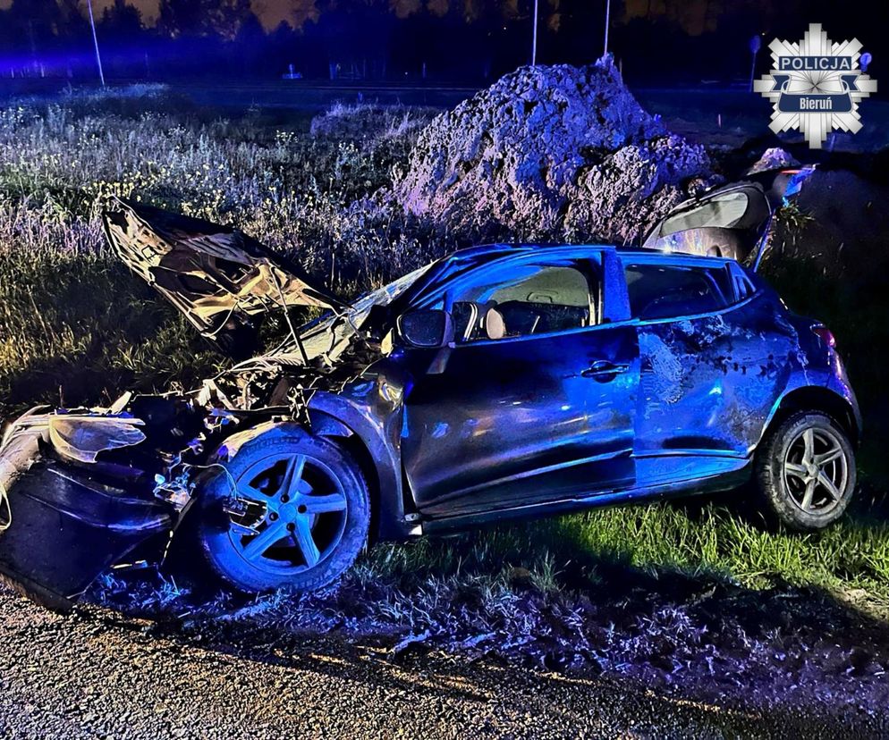 Potężne wypadek na obwodnicy Bierunia! Dwie osoby w szpitalu
