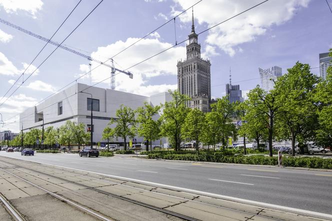 Muzeum Sztuki Nowoczesnej w Warszawie: MSN w budowie maj 2023