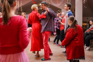 Agata Duda na zabawie walentynkowej