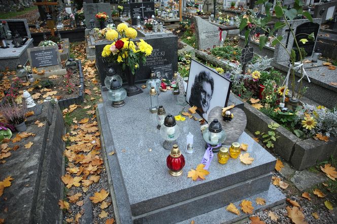 Tak wygląda grób Zbigniewa Wodeckiego