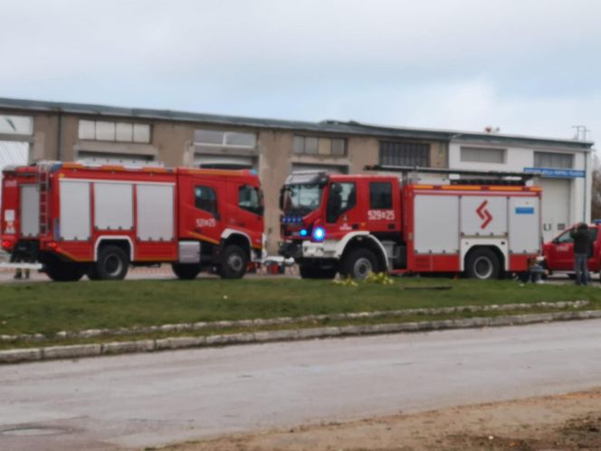 Zawalił się dach hali w Mławie