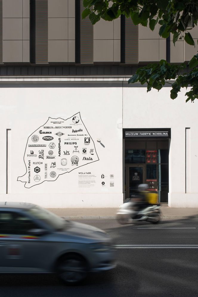 Nowy mural na terenie Fabryki Norblina. Upamiętnia przemysłowe korzenie dzielnicy