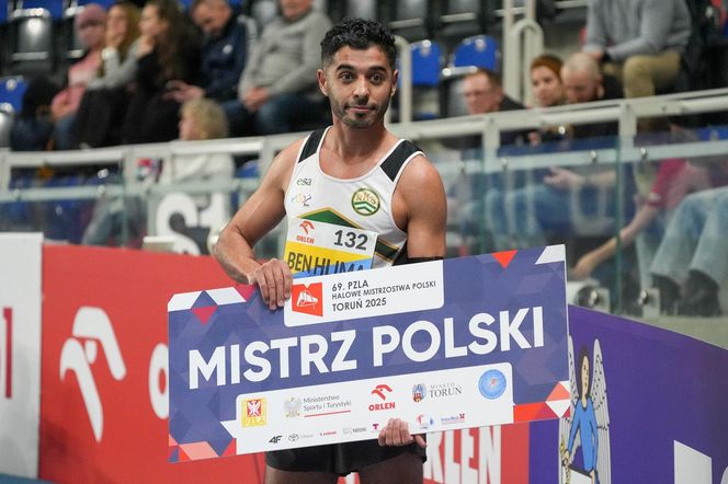 Halowe mistrzostwa Polski 2025 w Arenie Toruń. Zdjęcia kibiców z trybun i sportowców