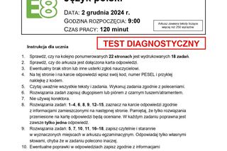 Mamy arkusze CKE próbnego egzaminu ósmoklasisty 2024! Takie były zadania