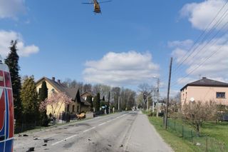 Wypadek w Rogowie.Nie żyje kierowca osobówki
