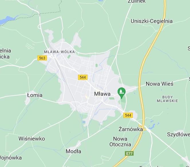 7. miejsce: Mława - 34,8 km² powierzchni