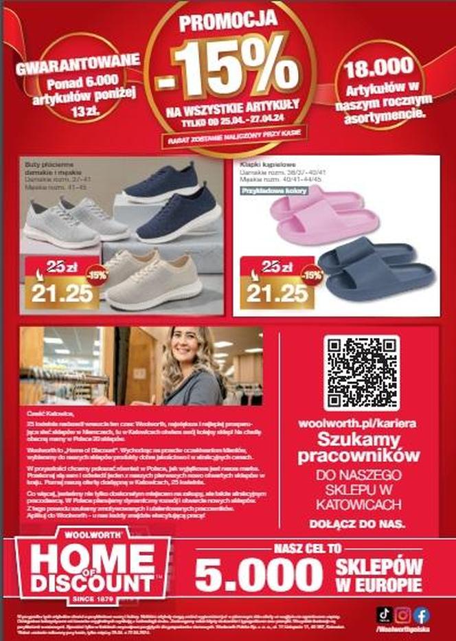 Wielkie otwarcie Woolworth w Katowicach. Specjalne promocje dla klientów. Zobacz gazetkę