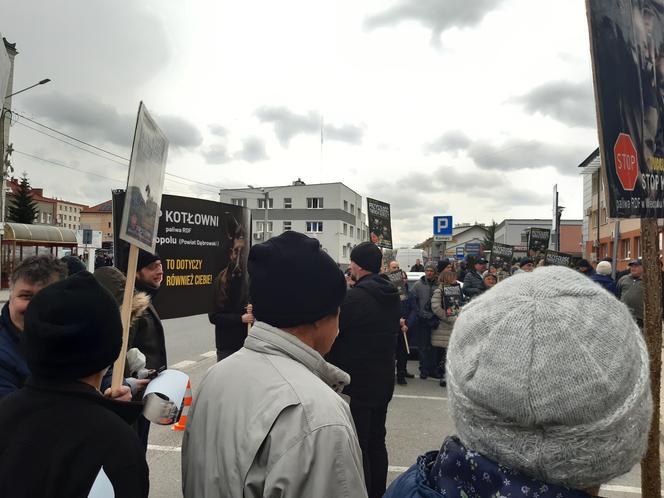 Protest w Dąbrowie Tarnowskiej 