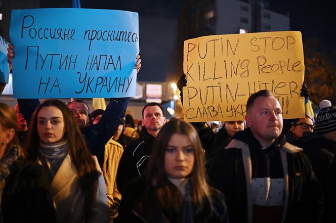 Solidarni z Ukrainą. Wielki wiec w Gdańsku