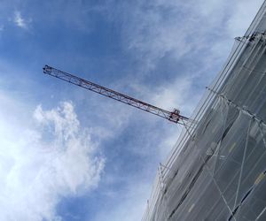 Villa Bogoria w Warszawie podczas budowy