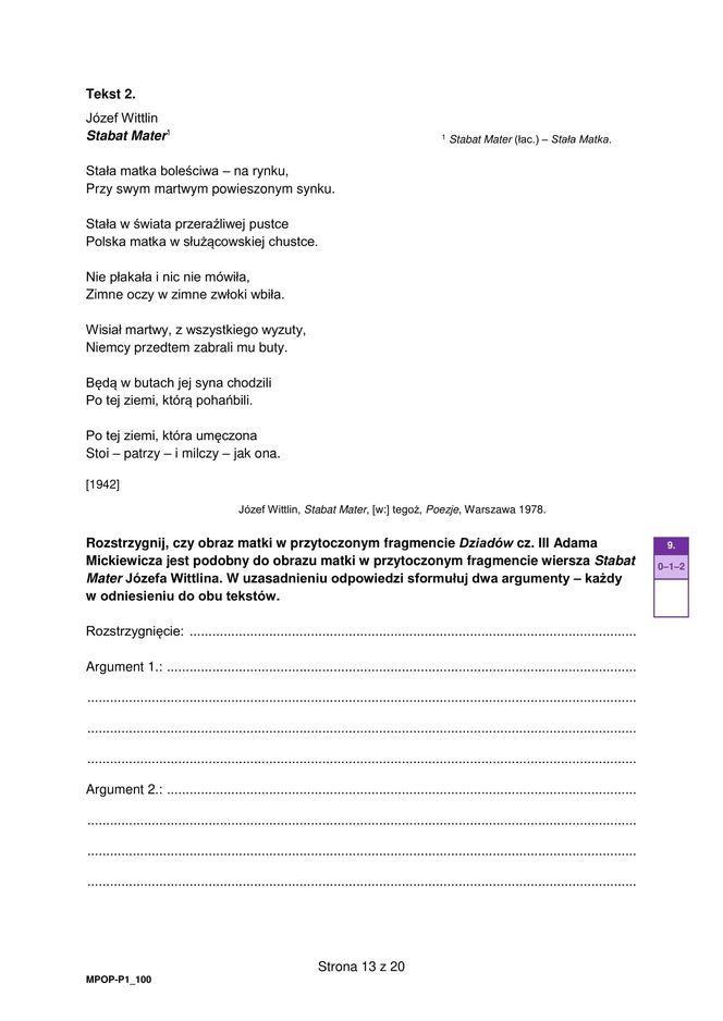 Matura 2025: polski. Arkusze CKE i odpowiedzi. Poziom podstawowy [Formuła 2023] 5.05.2025