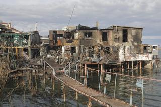   Atak Rosji na Ukrainę. Zniszczenia po nocnym rosyjskim ataku dronów w Odessie 27.12.2023 [ZDJĘCIA]