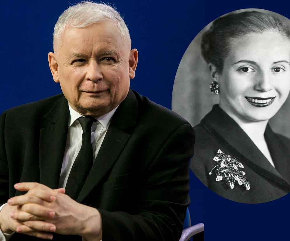 Jarosław Kaczyński, Eva Duarte de Peron