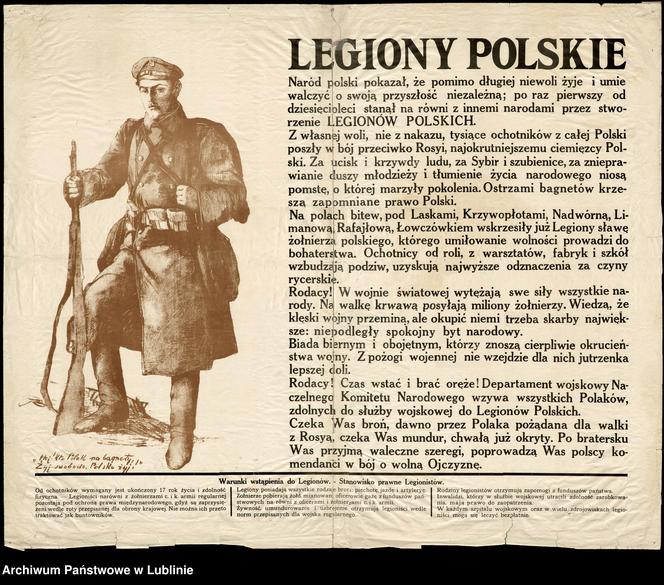 Legiony Polskie 1914 - 110. rocznica utworzenia