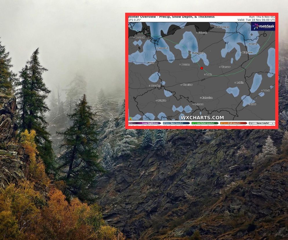 Pierwszy całodobowy mróz w Polsce. Nad Wisłę nadciąga zgniły wyż i lodowate powietrze z Arktyki