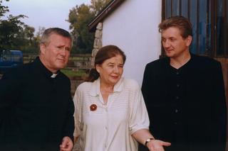 Plebania. Antoni (Włodzimierz Matuszak), Józefina (Katarzyna Łaniewska),  Janusz Tracz (Dariusz Kowalski)