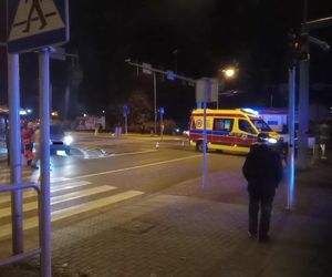 Wypadek na skrzyżowaniu ulic Wernera i Malczewskiego