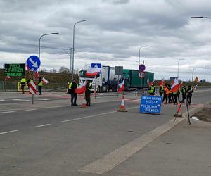 Protest rolników  w Medyce