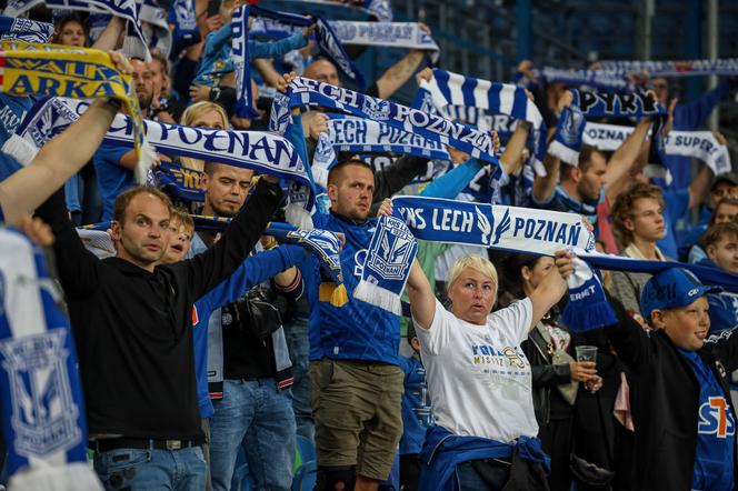 Lech Poznań rozpoczął marsz po grupę Ligi Konferencji Europy. Tak bawili się kibice na meczu z Żalgirisem Kowno 