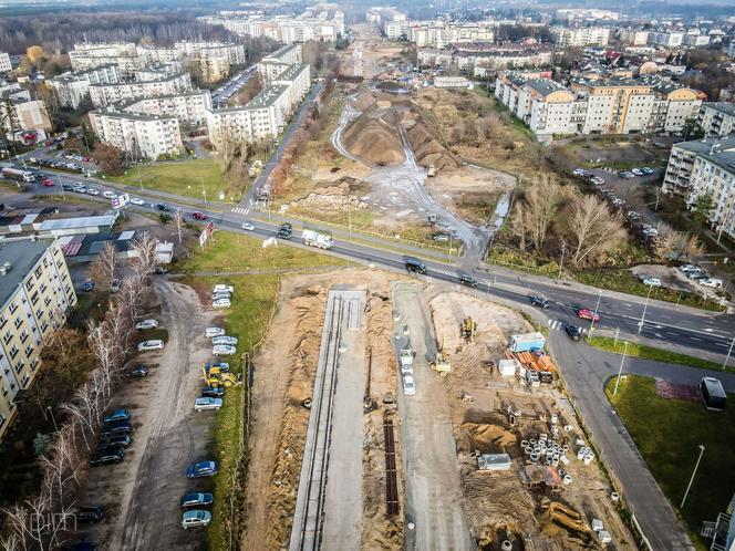 Na Naramowicach prace torowe i drogowe. 28 grudnia zmiany w rejonie ul. Dworskiej