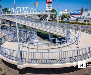 Kładka nad ul. Struga w Szczecinie