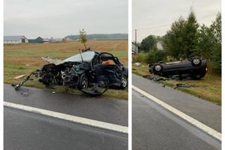 Karambol na drodze pod Mławą! Nie żyją 2 osoby