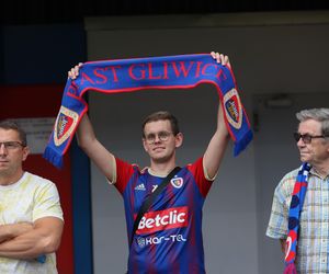 Kibice na meczu Piast Gliwice - Górnik Zabrze