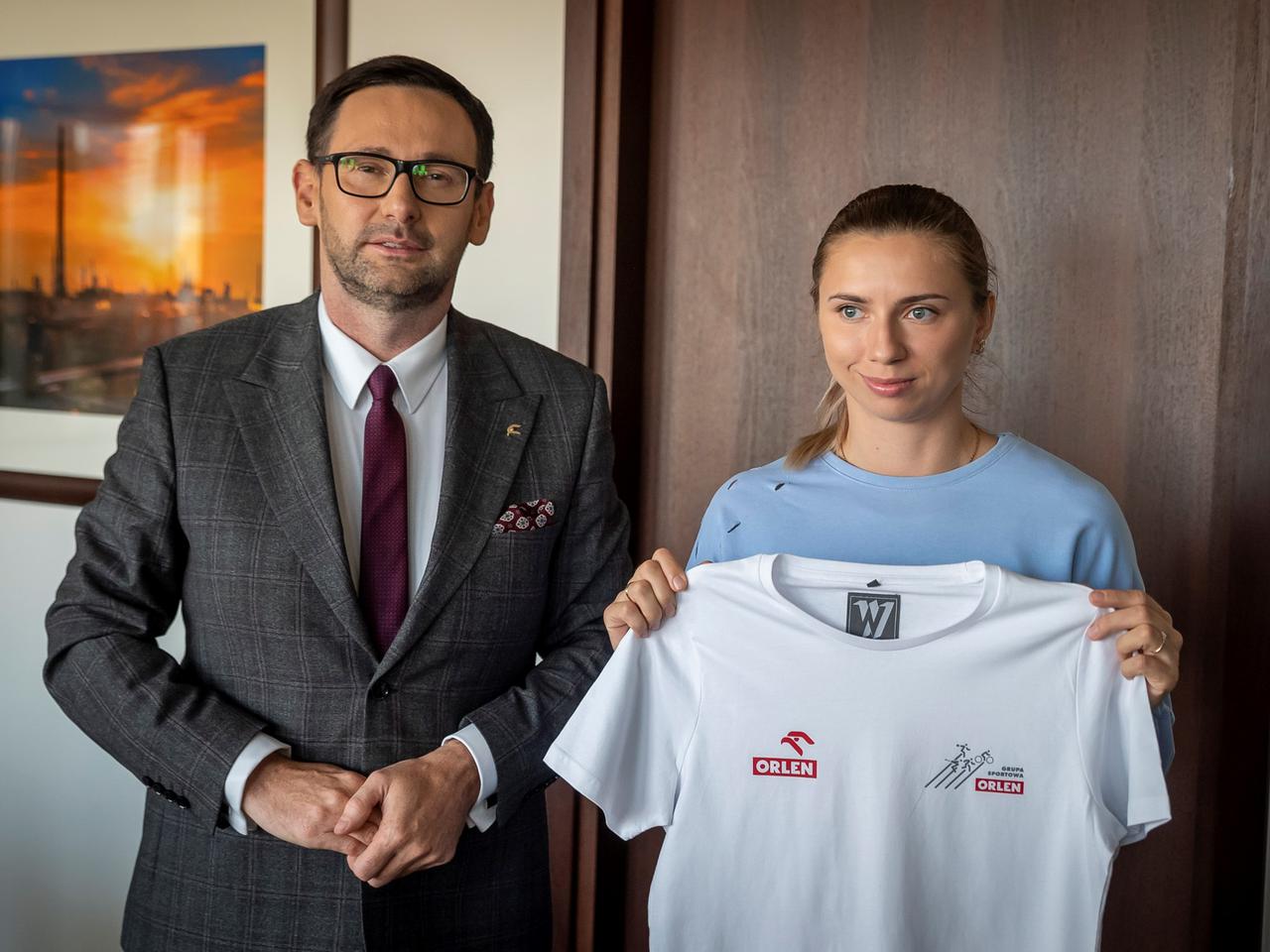 Kryscina Cimanouska w Grupie Sportowej ORLEN